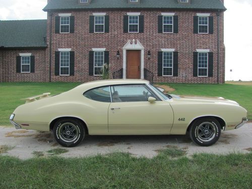 1970 oldsmobile 442 base 7.5l #'s matching rare color chevelle muscle car nice