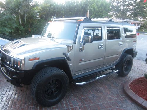 2003 hummer h2 suv with  dvd player sunroof!! loaded!! clean fl truck make offer