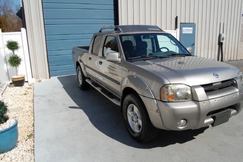 2002 nissan frontier crew cab se 4wd v6 lb truck alloy hitch 02 4x4 awd long bed