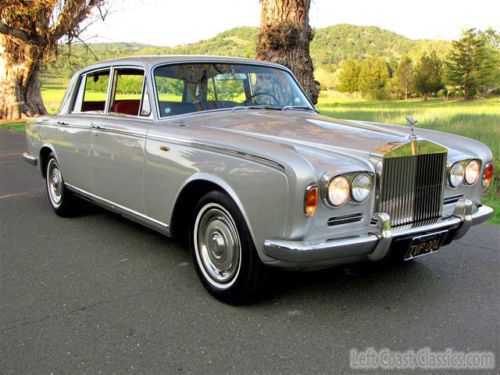 1967 rolls royce silver shadow classic california car new paint &amp; red leather