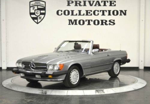 1987 mercedes-benz 560sl 4 seat option clean carfax cle