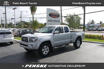 2009 toyota tacoma access cab leather 4x4 6 speed manual 68k miles certified fl