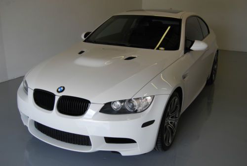 2009 bmw m3 coupe  alpine white dct trans.  immaculate car!  nicely modded!