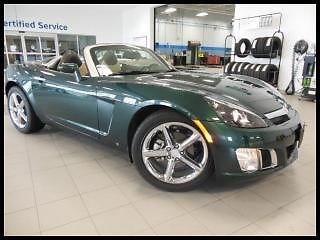 08 sky red line roadster forrest green tan leather low miles 19k monsoon stereo