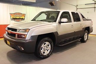 2004 chevrolet avalanche z71 4x4 crew cab tow pack silver bose warranty 5.3l v8
