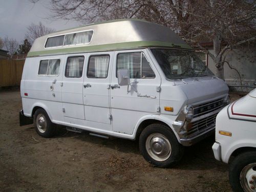 1-ton ford cruisaire camper van, rust-free, very straight, v-8, auto, rare, nice