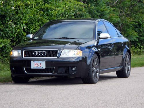 2003 audi rs6 4.2l v8 450hp rare find beautiful black on black with 89k miles