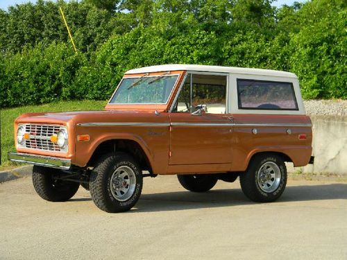 1974 ford bronco 4x4 uncut body factory