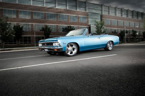 1966 chevrolet chevelle ss pro touring 540 bbc fast fuel injection convertible