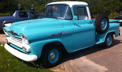 1958 chevrolet apache pickup 31 step side shortbed