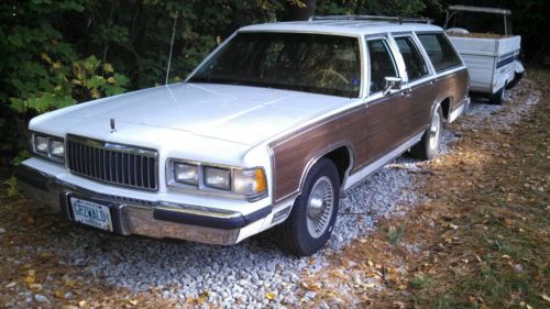 1991 mercury grand marquis colony park wagon! rare &amp; last year made! no reserve!