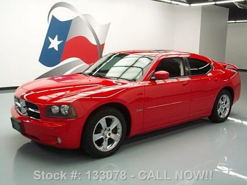 2010 dodge charger r/t hemi sunroof htd leather 41k mi texas direct auto
