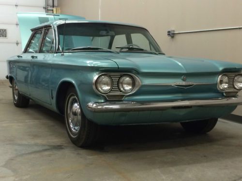 1961 corvair monza 900 car cali 4 speed  rare barn find hotrod ratrod classic