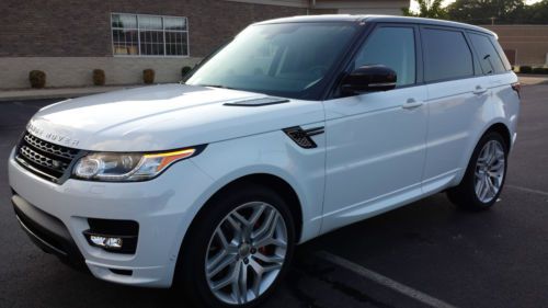 Range rover sport autobiography supercharged! all options, 1100 miles, no wait!