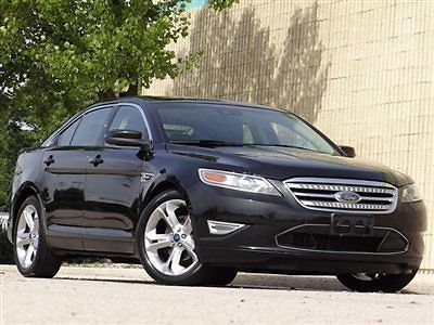 2010 ford taurus sho awd 1-owner black/black navi back-up cam loaded to the max!