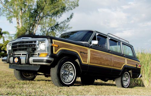 1989 jeep grand wagoneer 4x4 collectors eddition woody no rust
