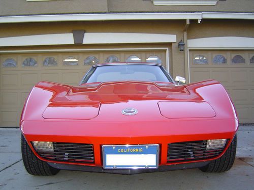 1973 chevrolet corvette 454, 4 speed - original california car