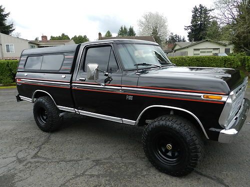 1975 ford ranger f100 4x4 highboy no reserve auction ! ! !