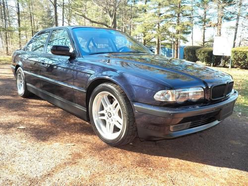 Finest 2000 bmw 740i sport in usa, all original, full svc history, no reserve!!!