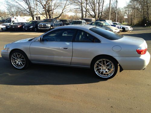 2003 acura cl base coupe 2-door 3.2lsilver/black upgraded mint condition
