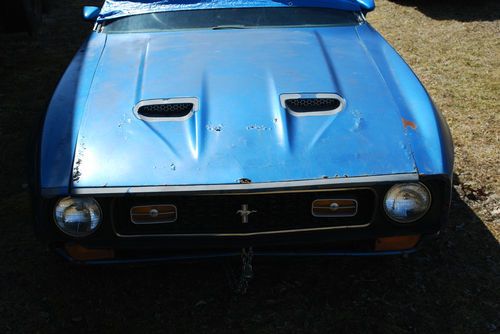 Mustang mach 1 351 cid automatic 1972 no reserve!!