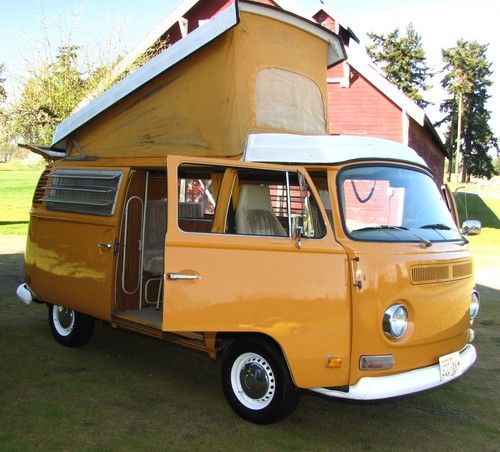 Westfalia hippie camper bus van pop top vanagon volkswagen vw bay window type2