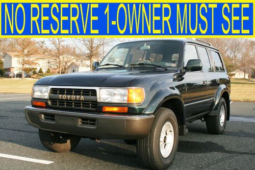 No reserve 1 owner full service low miles 4x4 sunroof 4runner lx450 93 95 96 97