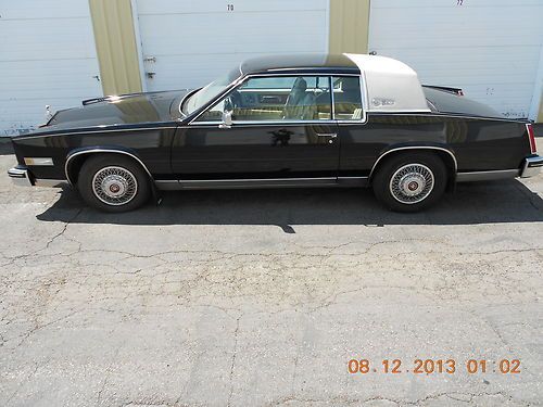 1984 cadillac eldorado touring coupe 2-door 4.1l black beauty
