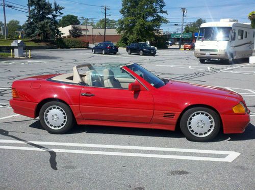 1992 mercedes 500 sl - excellent condition - low miles - new, much lower reserve