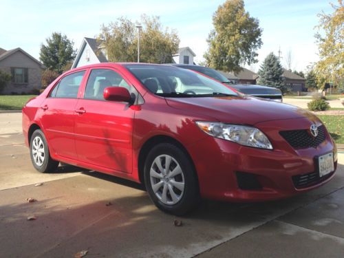 2009 toyota corolla le - red -- in spencer iowa