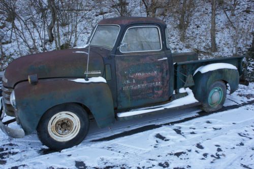 1948 chevrolet 3100 deluxe 5 window pickup step side short bed project