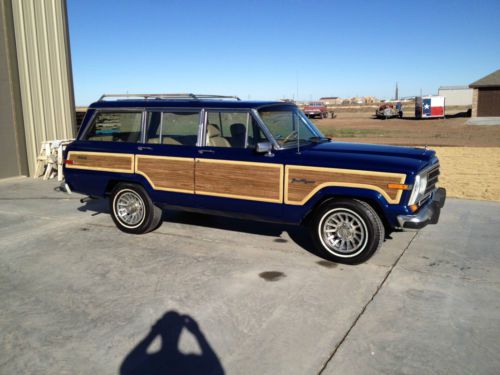 1987 jeep grand wagoneer: 12,600 miles