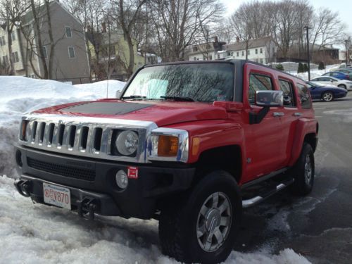 &#039;06 red hummer h3 luxury package