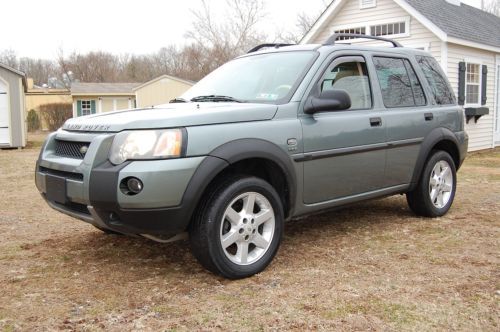 No reserve ..2004 land rover freelander, moonroof, leather, all wheel drive, cd