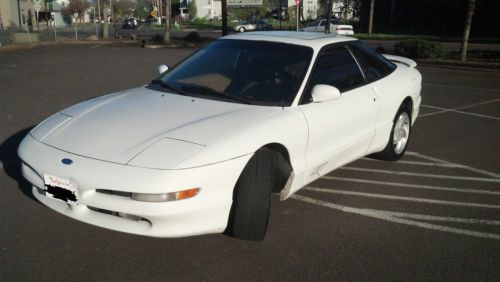1996 ford probe gt v6 white 5speed 95k mi low mileage second owner title in hand