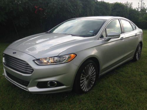 2013 ford fusion titanium_leather_moon_sync_backup cam _loaded_no reserve !!!