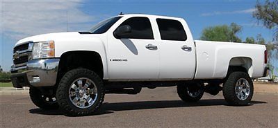 No reserve 2007 chevrolet 2500 lifted duramax diesel crew 4x4 lb clean!!!!!!!!!