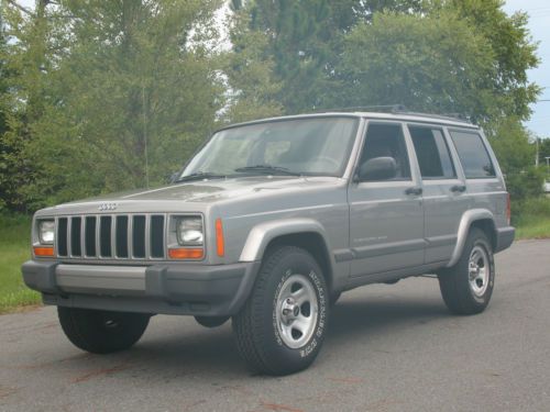 2001 jeep cherokee sport utility 4-door 4.0l 4wd low low miles &amp; nice!!!!!!!!!!!