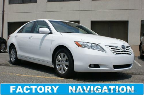 2008 toyota camry 4 cil xle leather navigation! clean carfax! no reserve auction