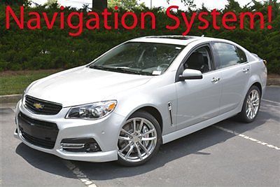 Chevrolet ss sedan 4dr sdn new automatic 6.2l 8 cyl engine silv ice met