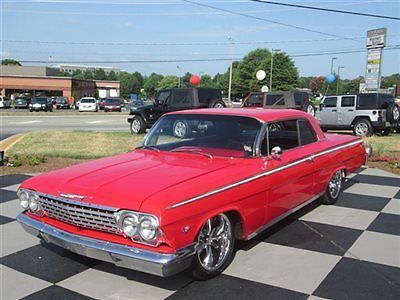 2 door coupe 1962 chevrolet impala. completely restored! low miles gasoline 350