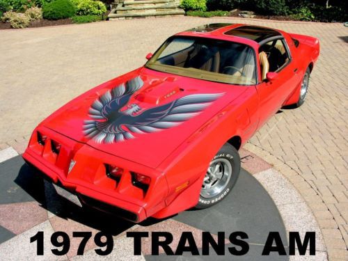 1979 pontiac firebird trans am low miles t-tops 6.6 a/c ta
