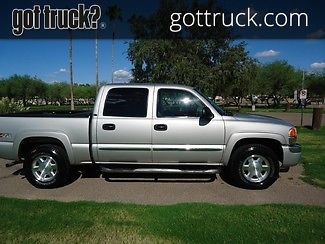 2006 gmc  sierra  4x4  crew cab  4x4  low miles  silver theft recovery  save $$$