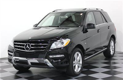 Awd ml350 4matic navigation all wheel drive black on black new style loaded 4wd