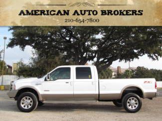 King ranch heated leather pwr opts cd 6.0l powerstroke diesel 4x4 fx4 alloys!