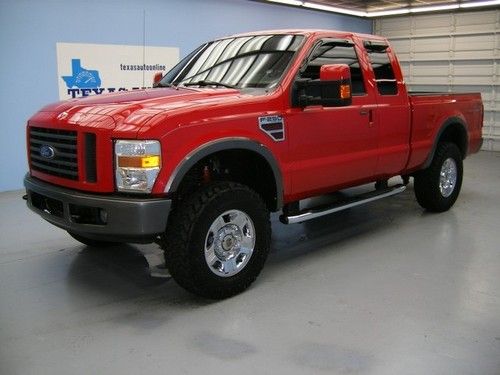 We finance!!!  2008 ford f-250 fx4 off-road 4x4 powerstroke diesel auto tow lift