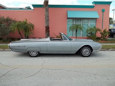 1962 ford thunderbird, roadster kit, cruise skirts, power top. must see !!!