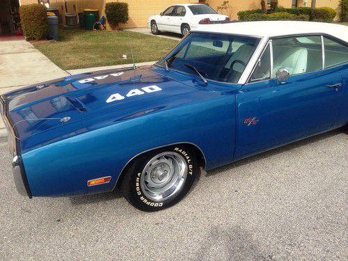 1970 dodge charger r/t 440 restored build sheet #'s matching motor auto ps pb