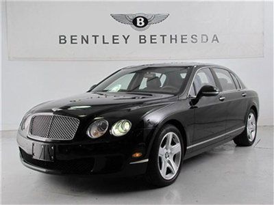 Bentley certified beluga black cognac cpo financing gt four door sedan 08 09 11