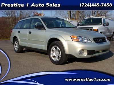 2007 subaru outback all wheel drive 5 speed great mpg nice car! no reserve!